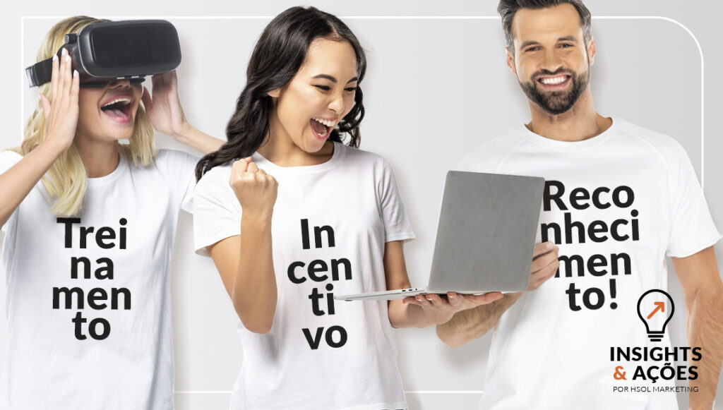 Treinamento, incentivo e reconhecimento