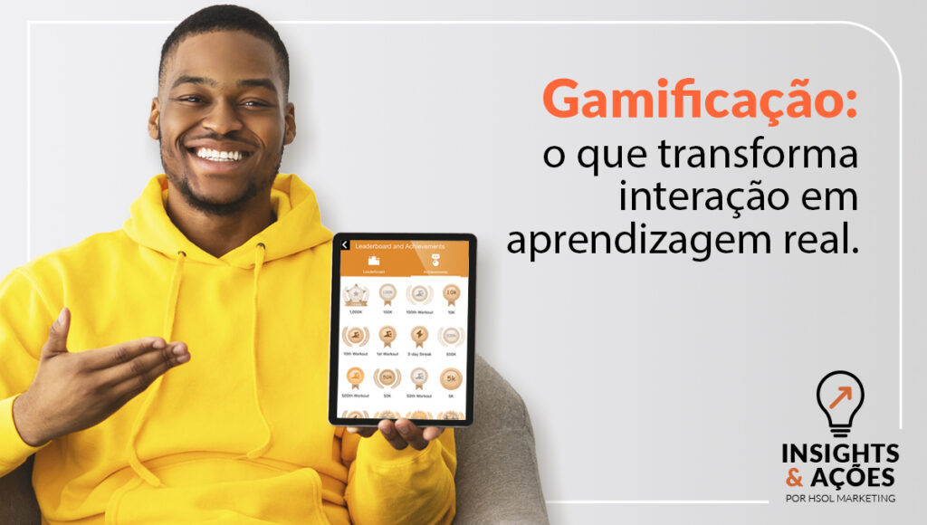 Gamificação na aprendizagem em plataforma corporativa